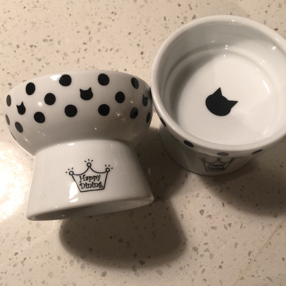 SOLD Cat Bowls